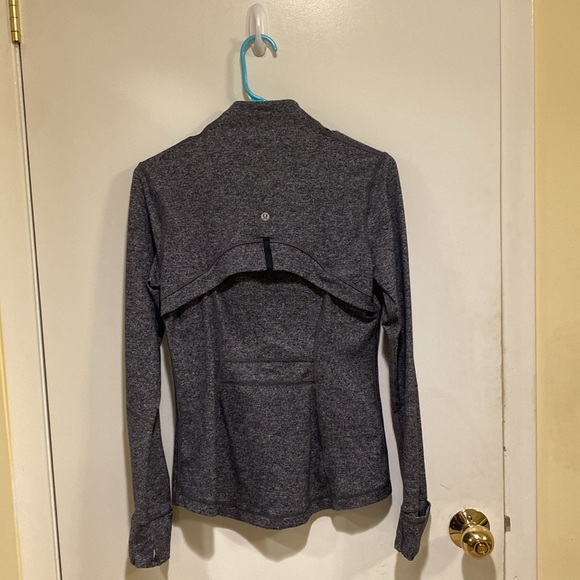 Lululemon💗 Define Jacket Heathered Black Sz 8 - Picture 4 of 7